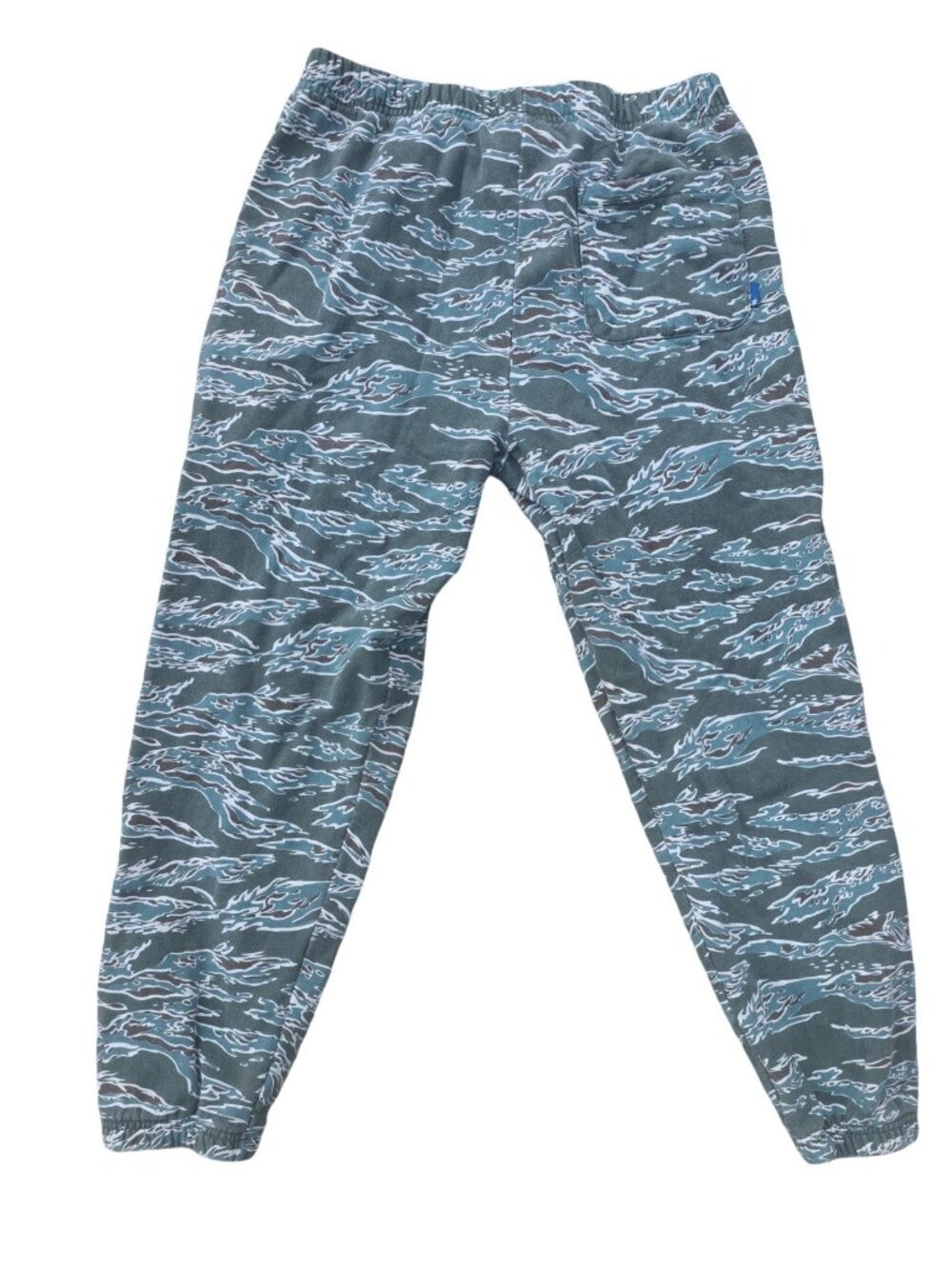 UNDEFEATED Tiger Camo Jogger Sweatpants Mens Large Green 5 Strike Streetwear